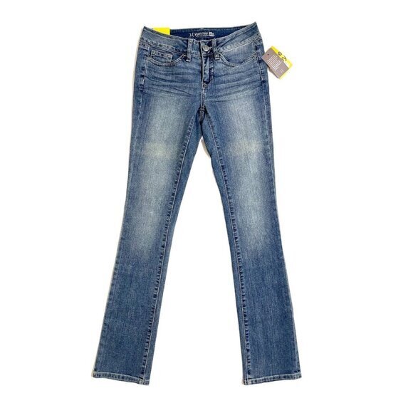 Yummie by Heather Thomson Mid Rise Straight Leg Vintage Skinny Jeans SZ 25 NWT - Picture 1 of 9